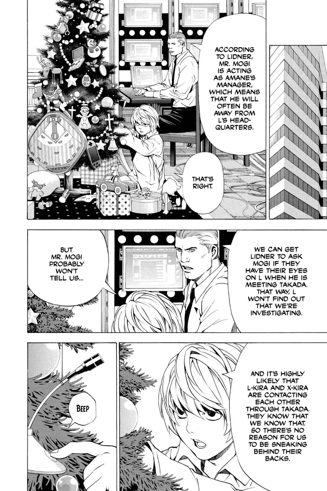 Death Note manga, chapter 92, page 4 of 19