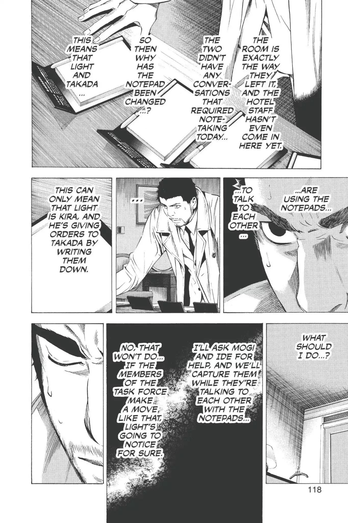 Death Note manga, chapter 94, page 10 of 20
