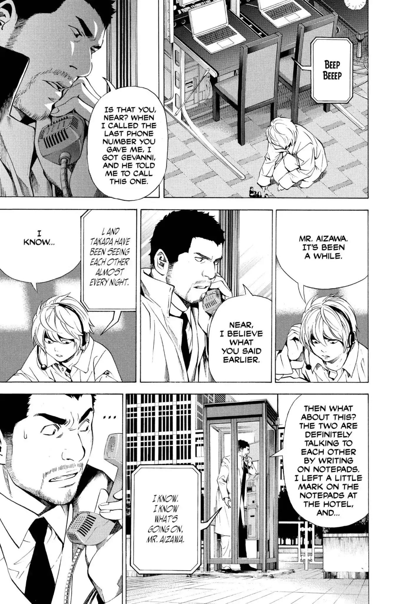 Death Note manga, chapter 94, page 11 of 20