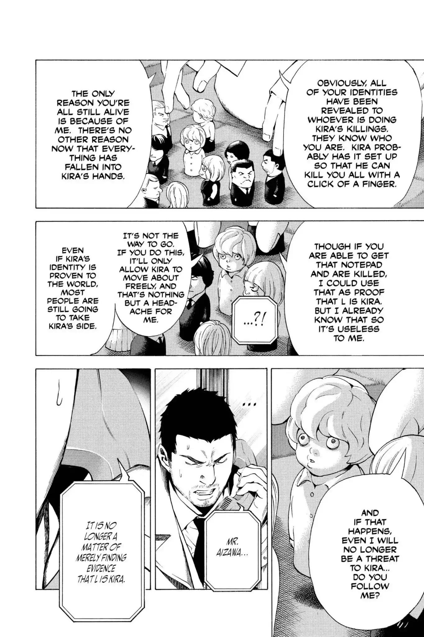 Death Note manga, chapter 94, page 14 of 20