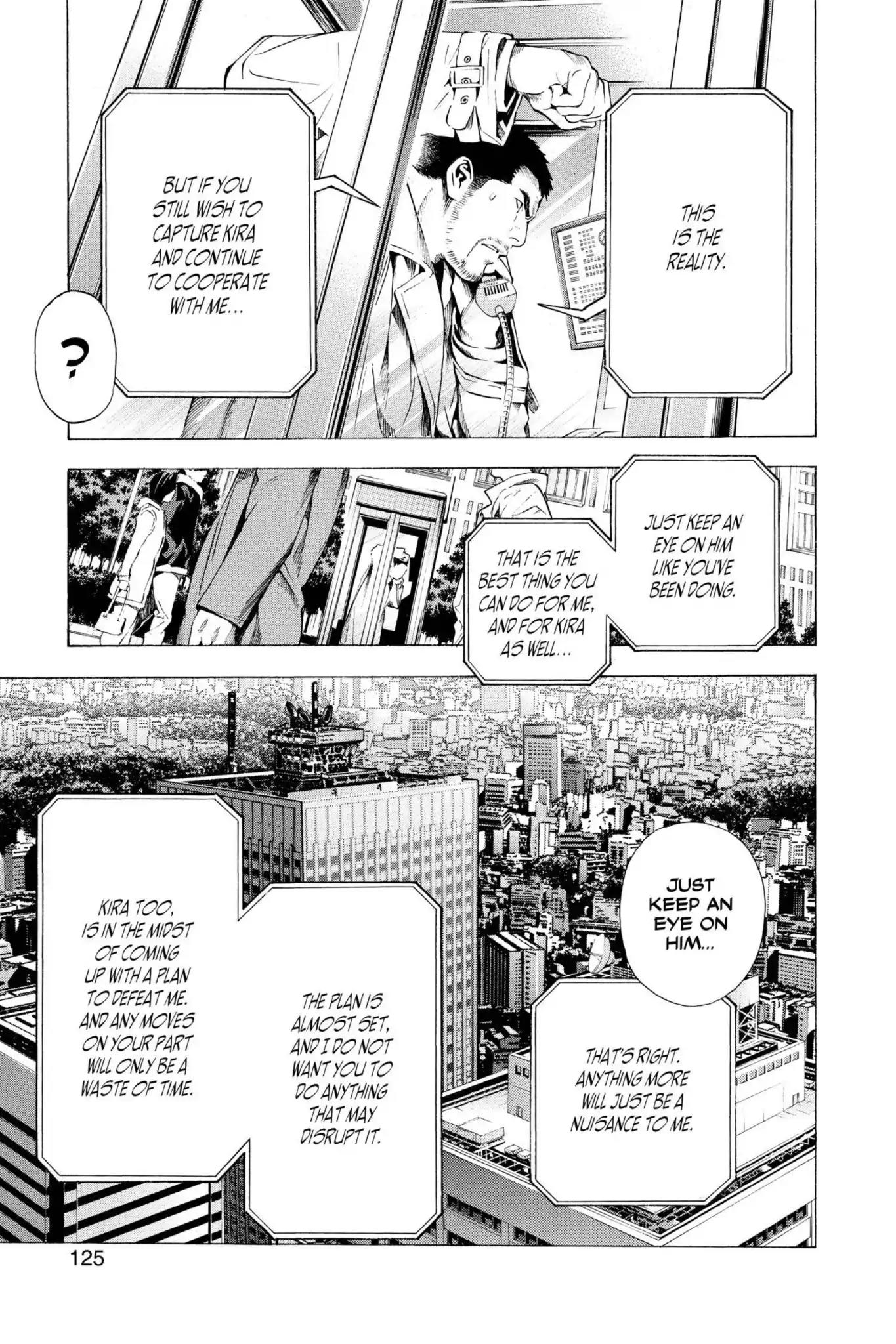 Death Note manga, chapter 94, page 17 of 20