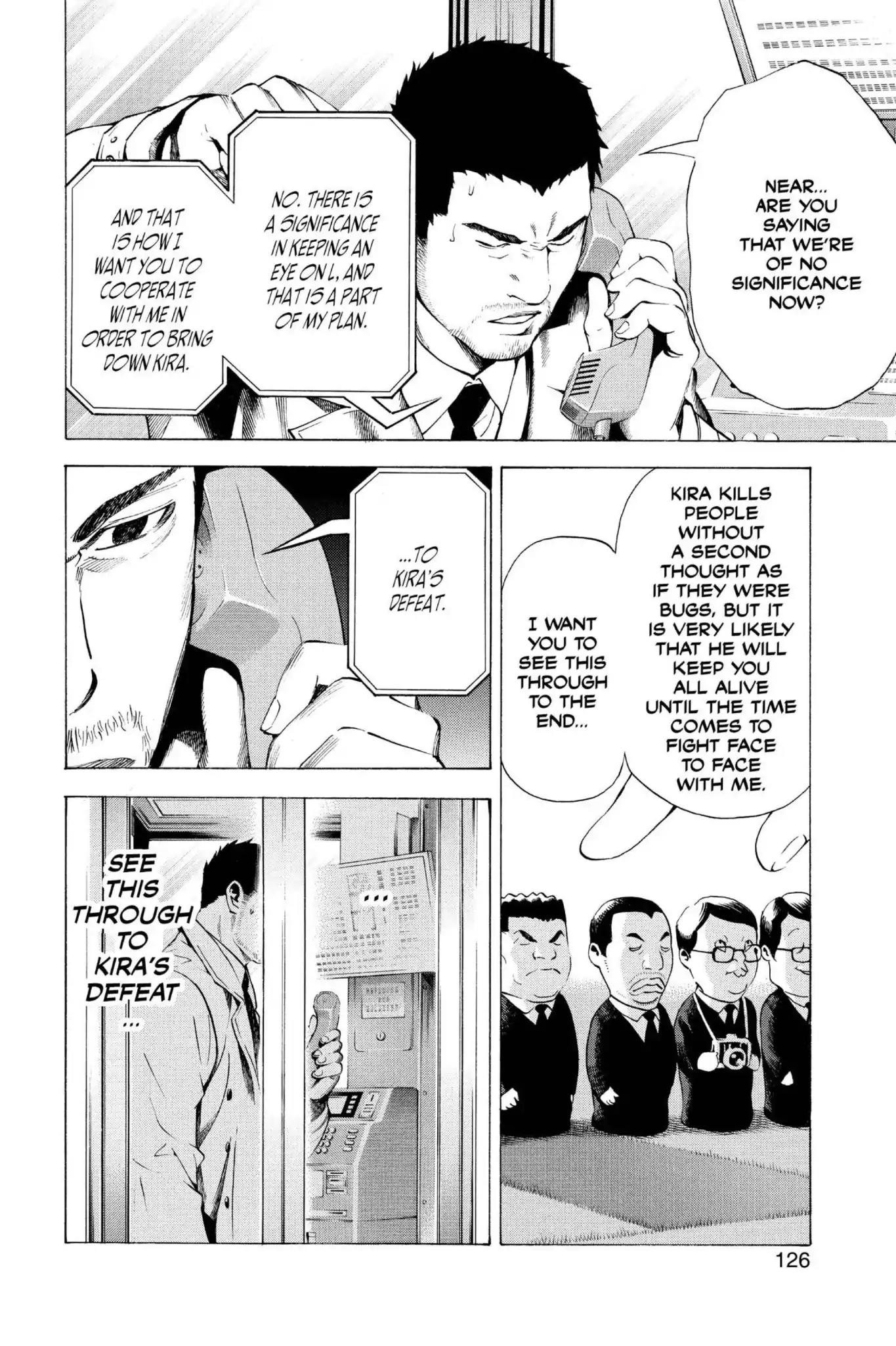 Death Note manga, chapter 94, page 18 of 20