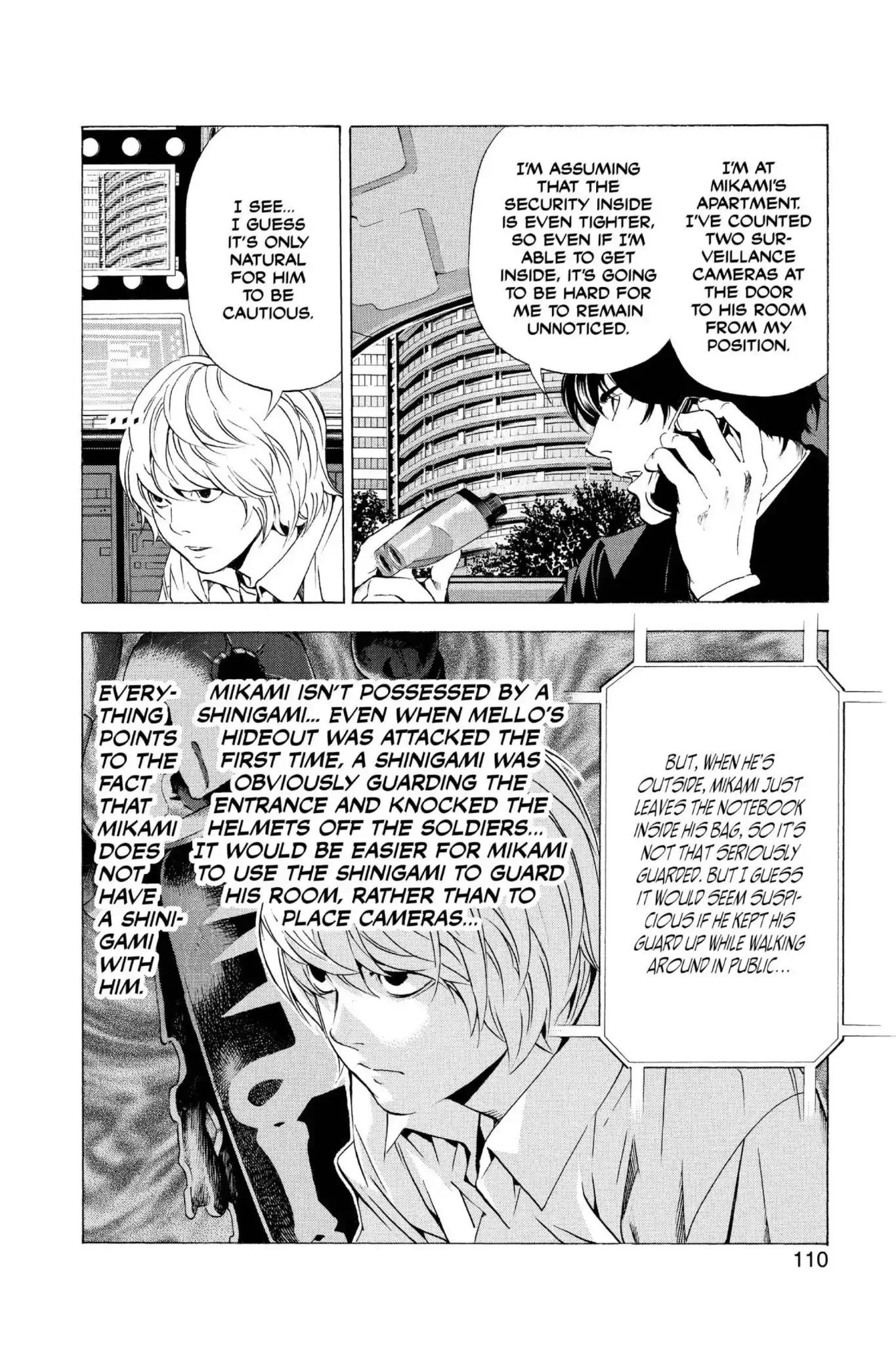 Death Note manga, chapter 94, page 2 of 20