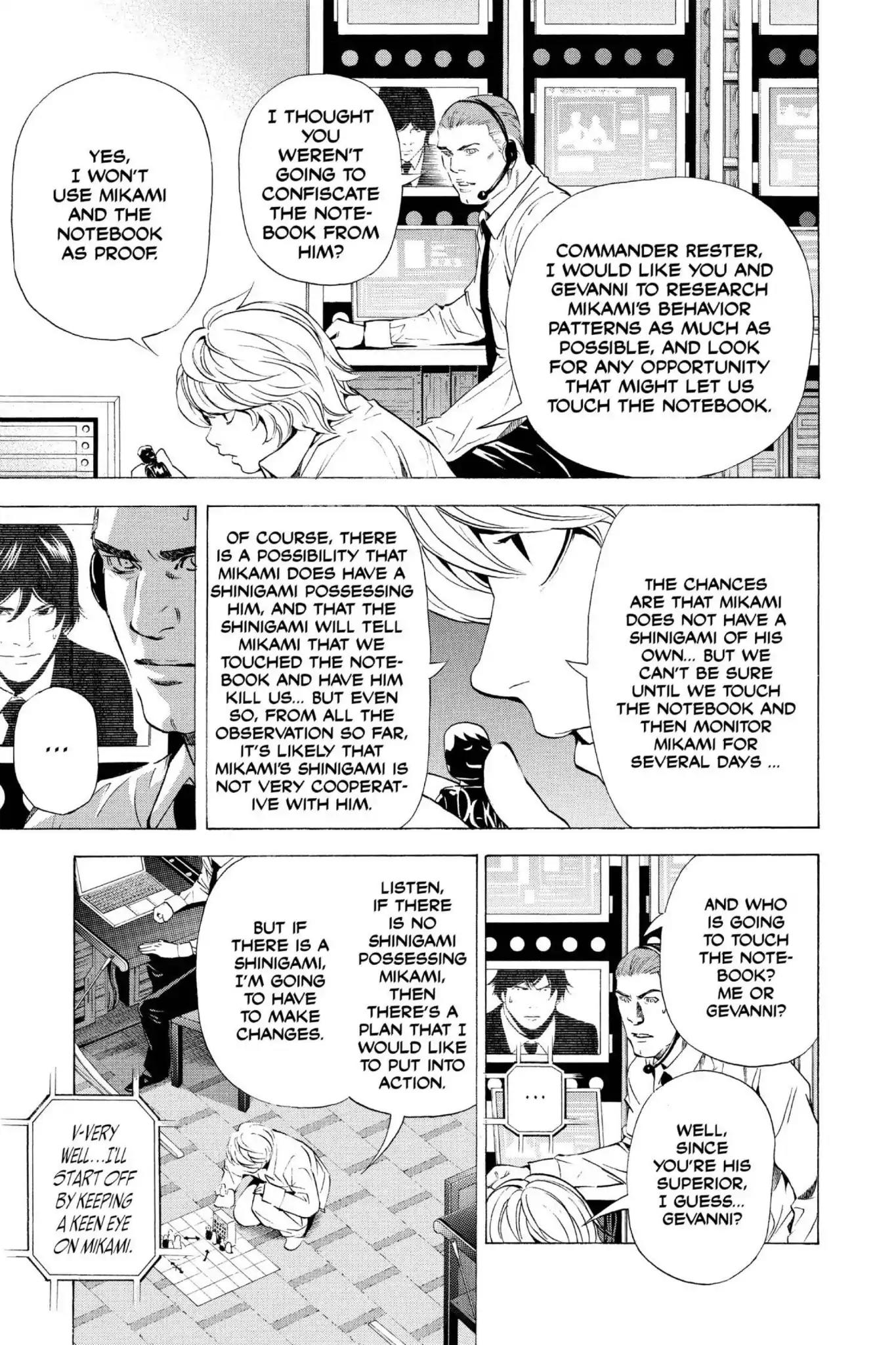Death Note manga, chapter 94, page 3 of 20