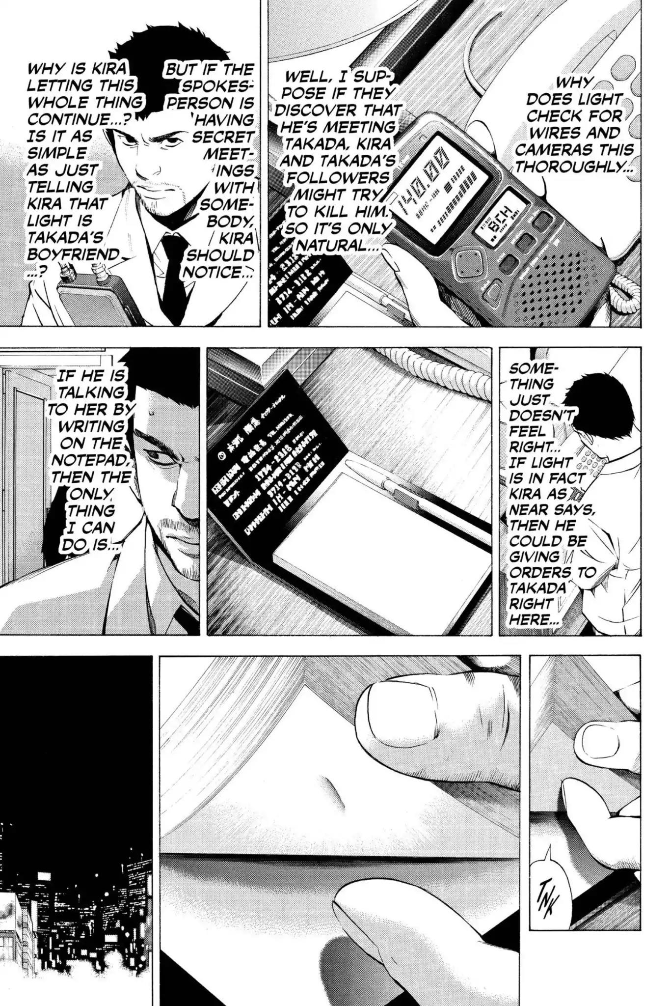 Death Note manga, chapter 94, page 5 of 20