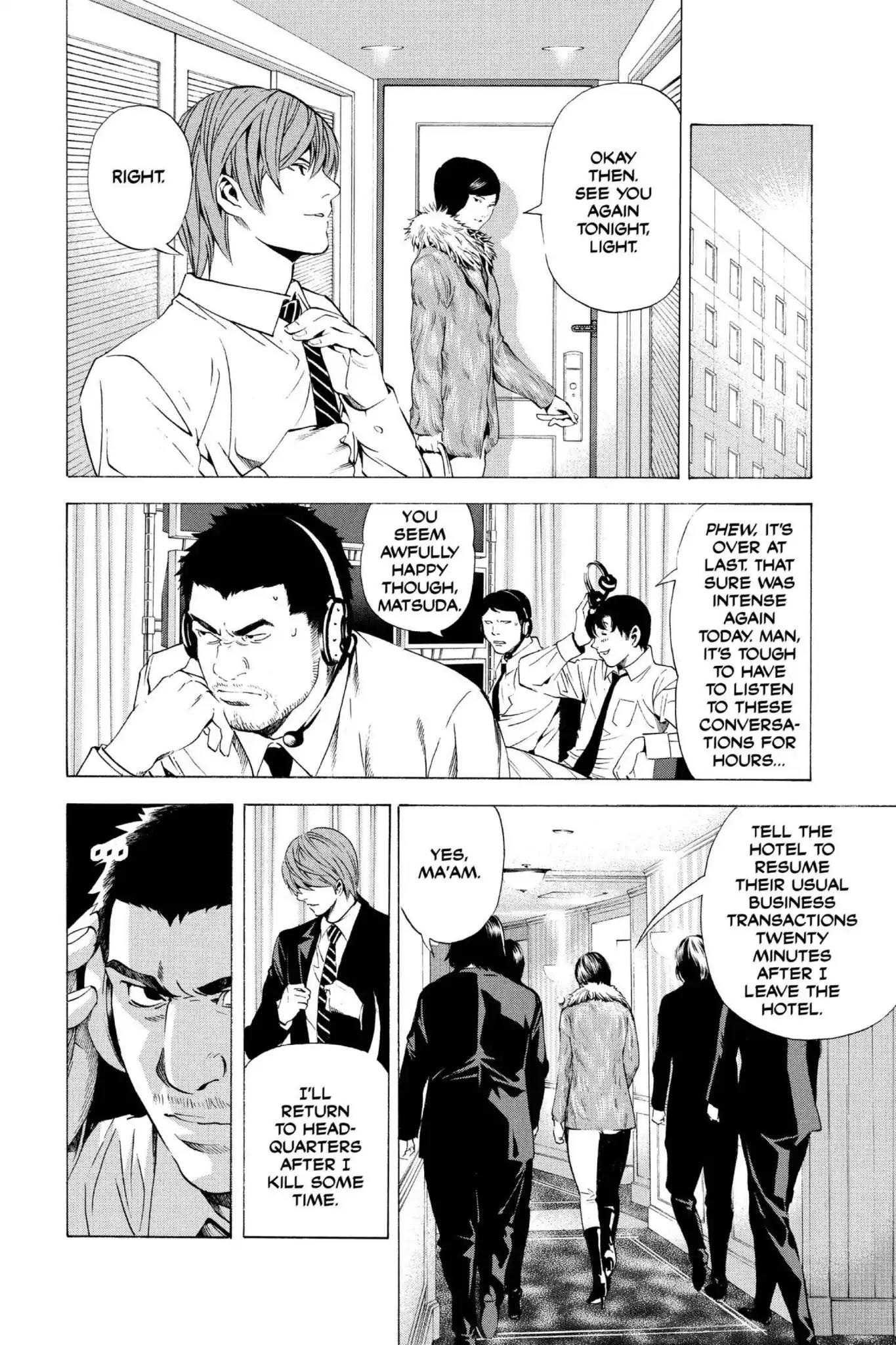 Death Note manga, chapter 94, page 6 of 20