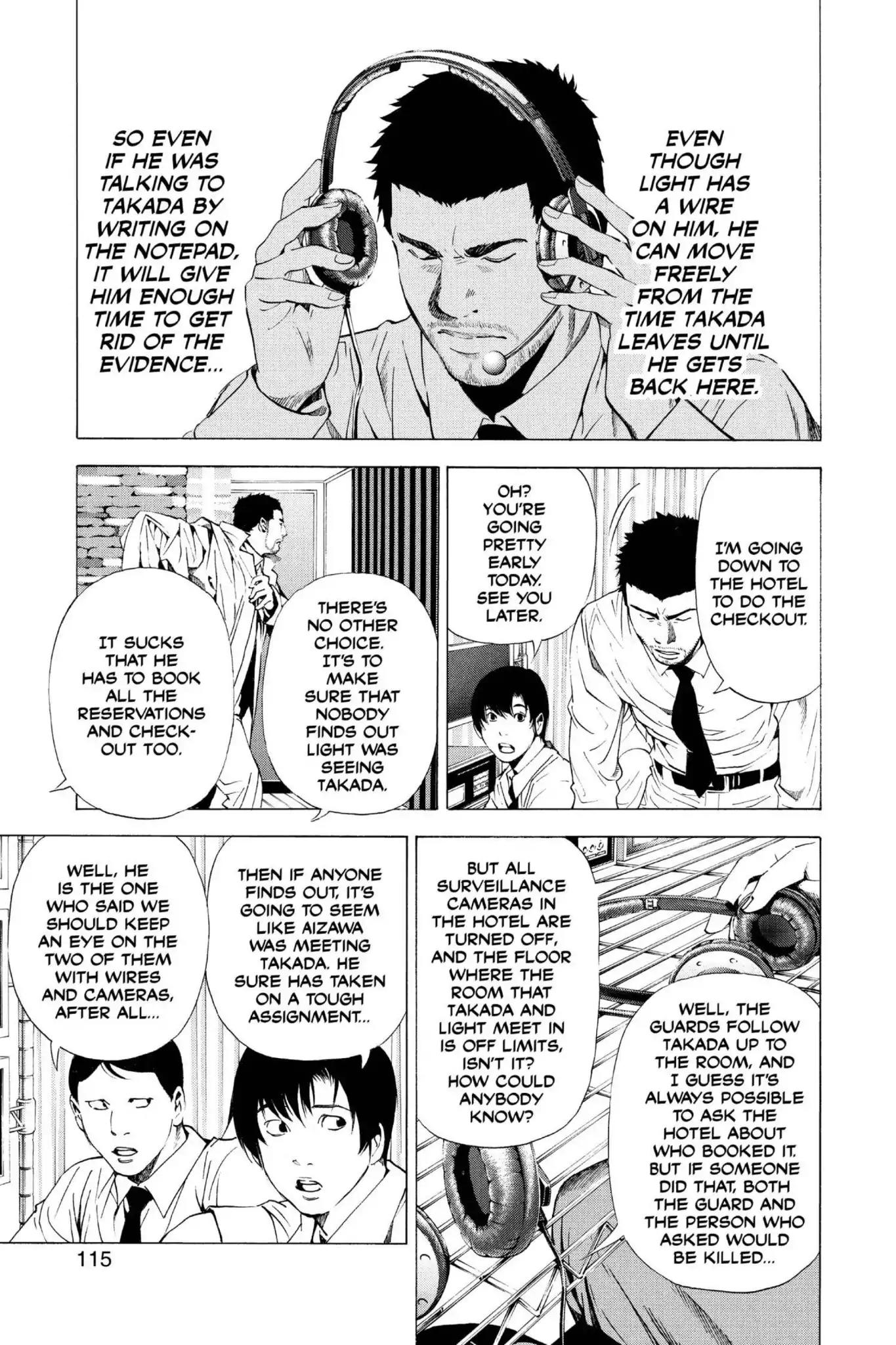 Death Note manga, chapter 94, page 7 of 20