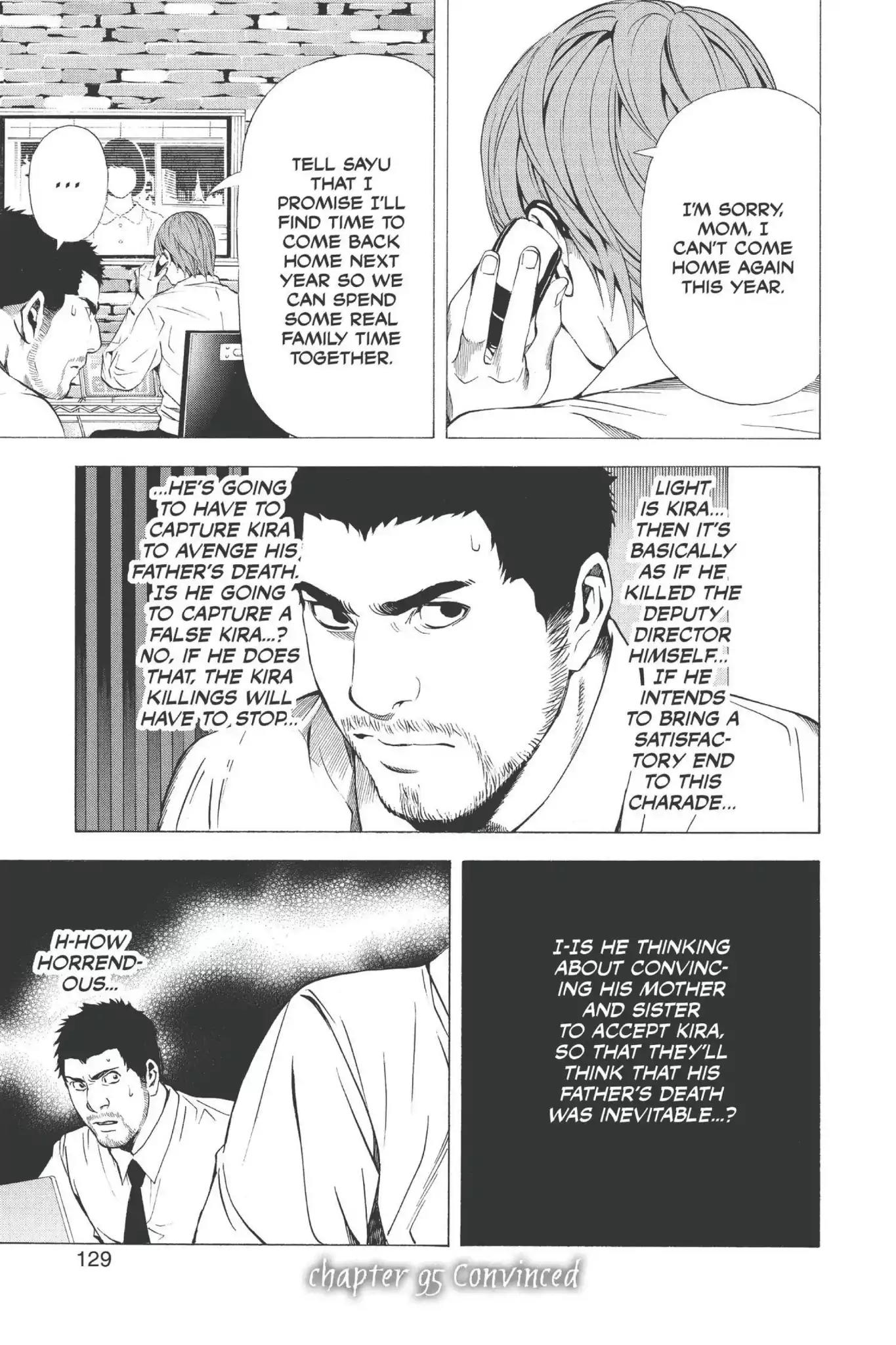 Death Note manga, chapter 95, page 1 of 20