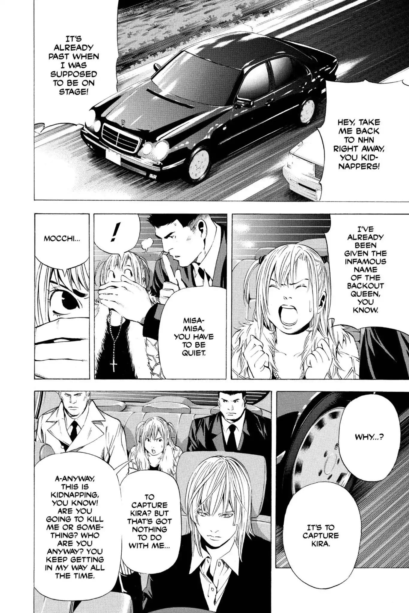 Death Note manga, chapter 95, page 10 of 20