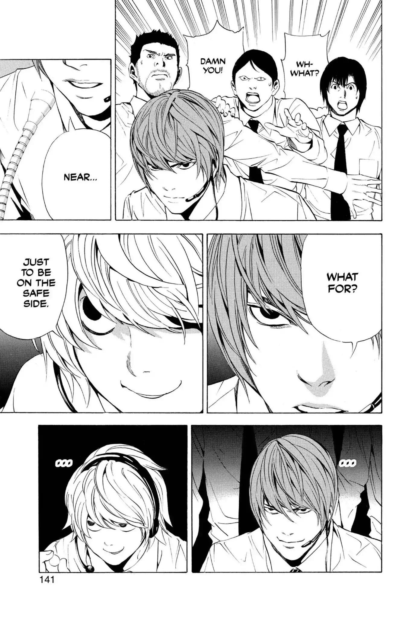 Death Note manga, chapter 95, page 13 of 20