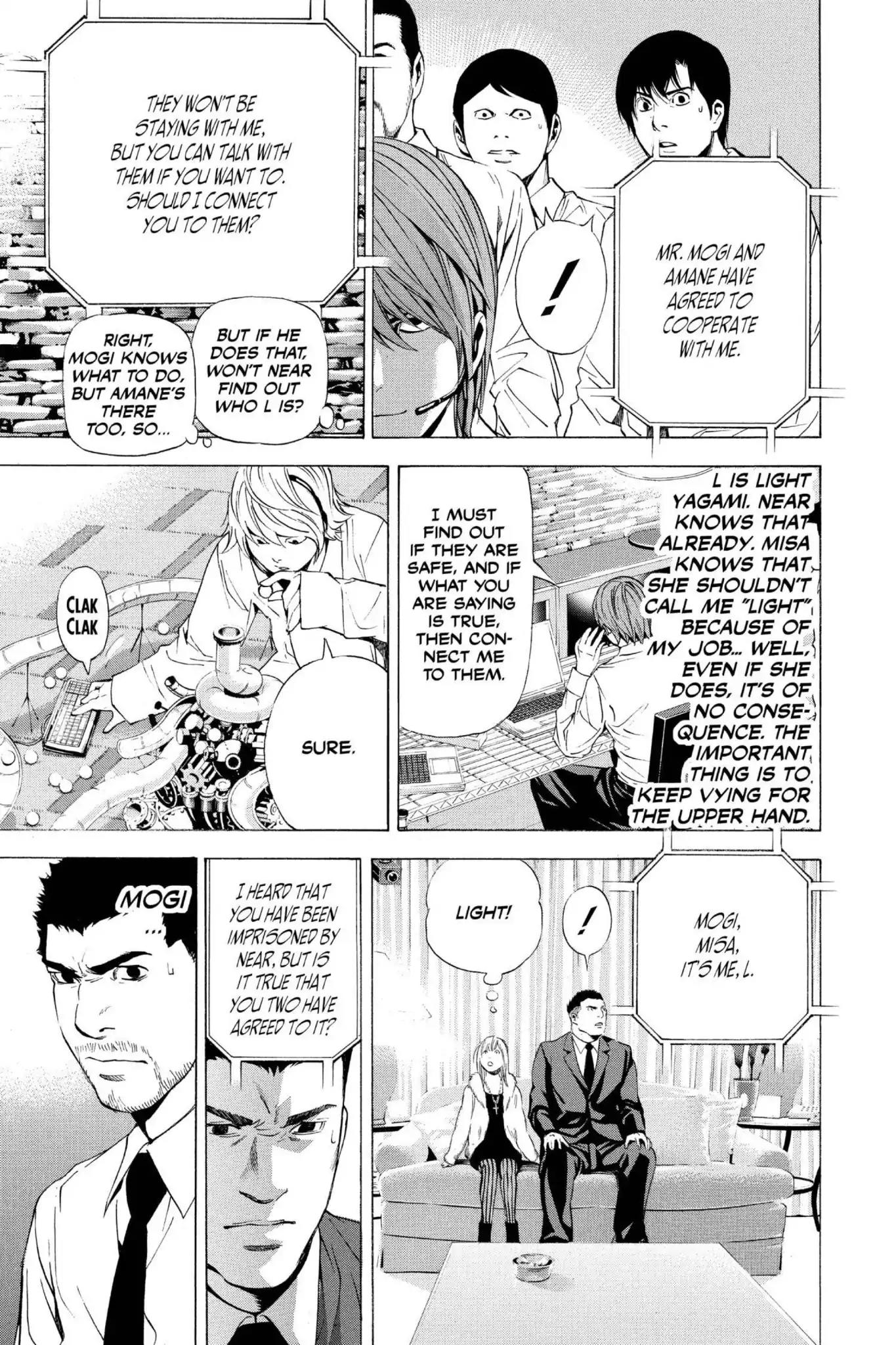 Death Note manga, chapter 95, page 15 of 20