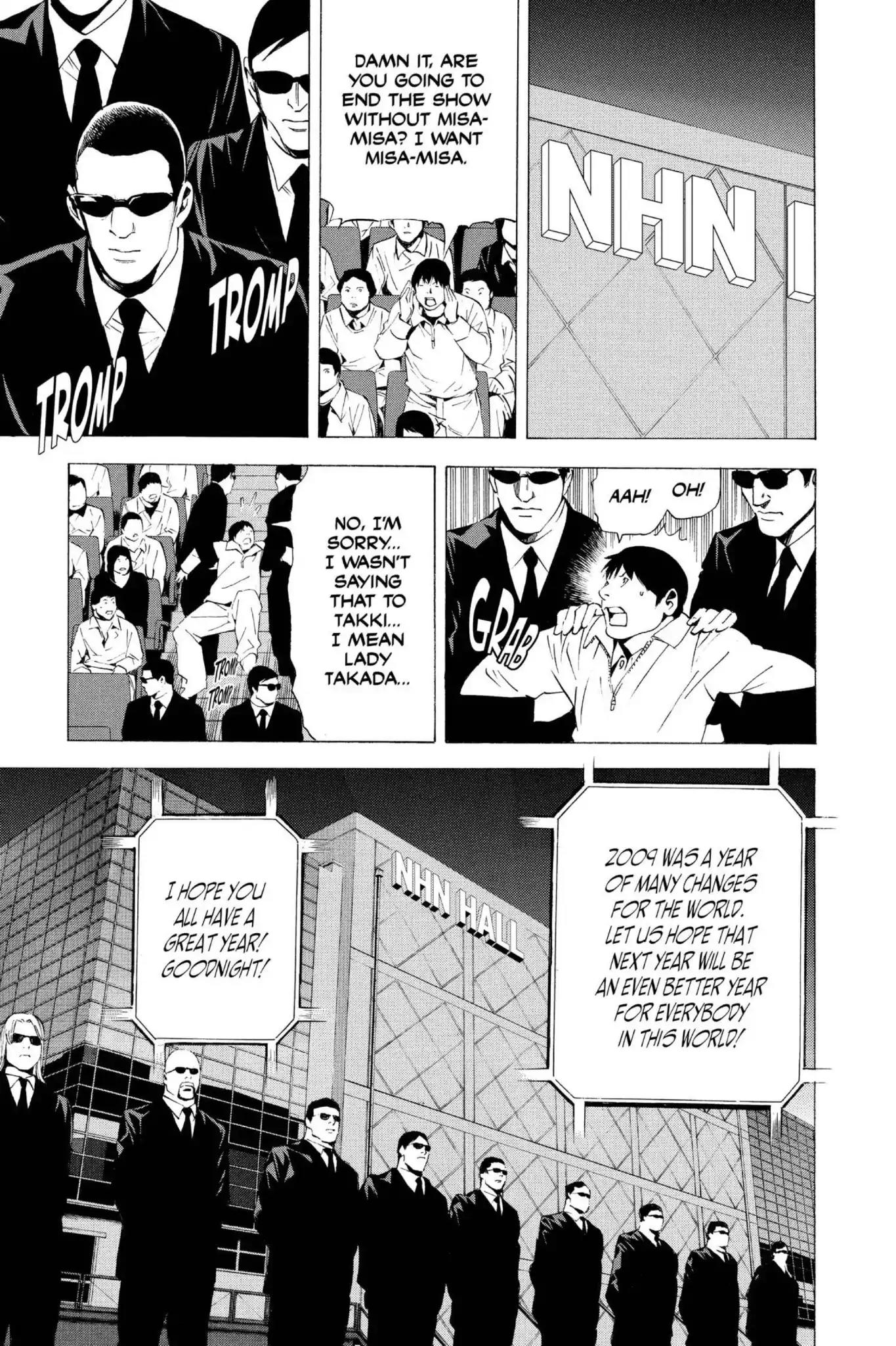 Death Note manga, chapter 95, page 19 of 20