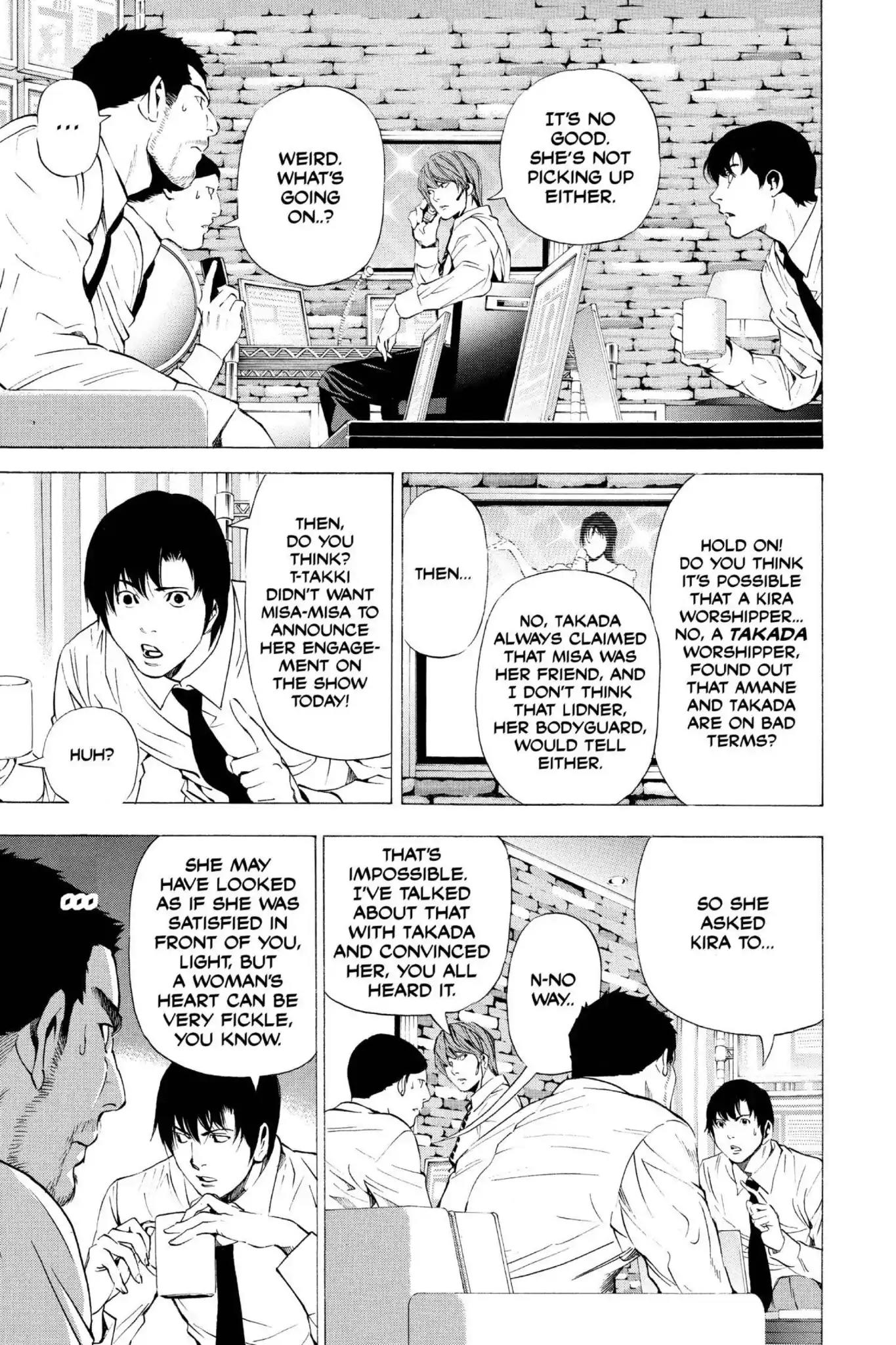 Death Note manga, chapter 95, page 7 of 20