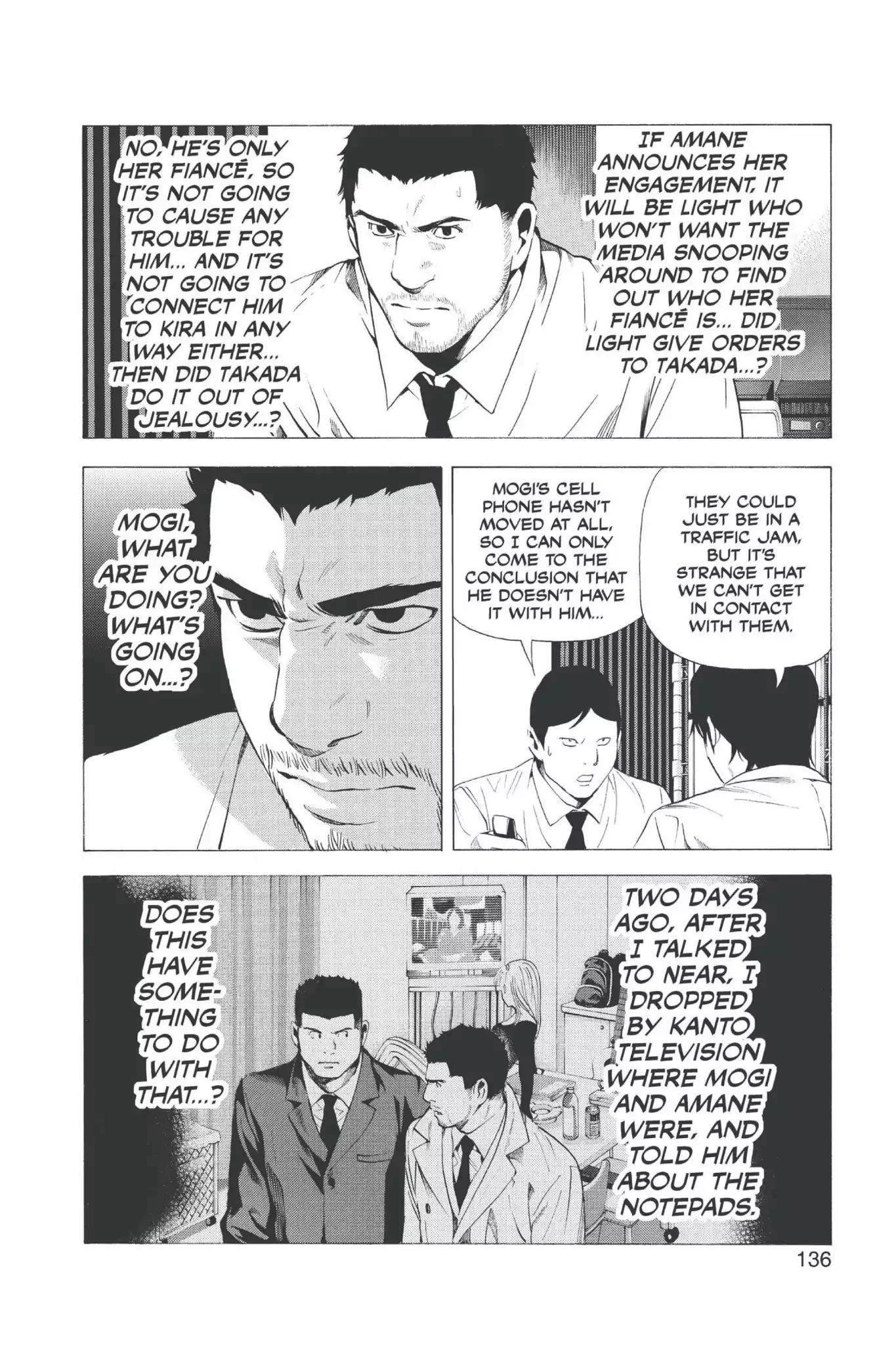 Death Note manga, chapter 95, page 8 of 20
