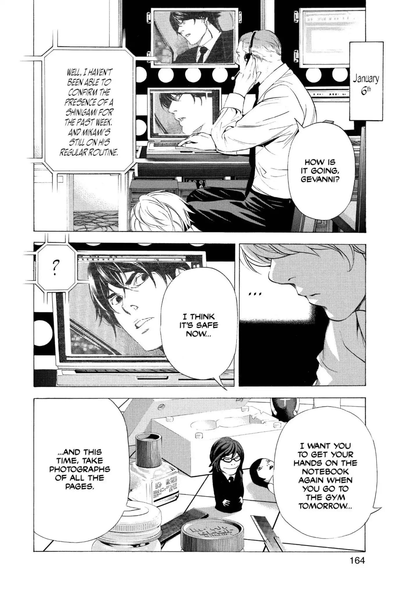 Death Note manga, chapter 96, page 16 of 20
