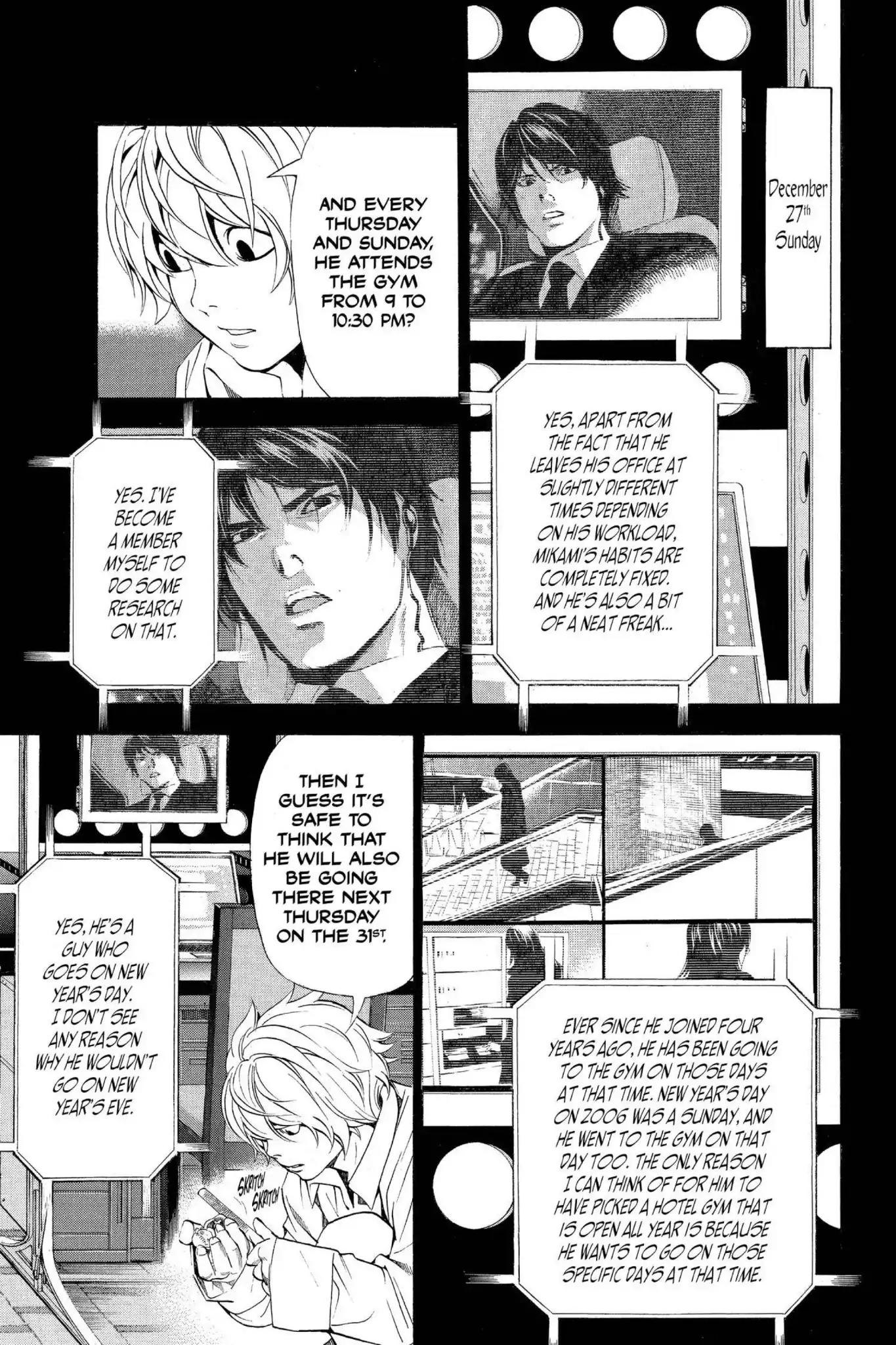 Death Note manga, chapter 96, page 3 of 20