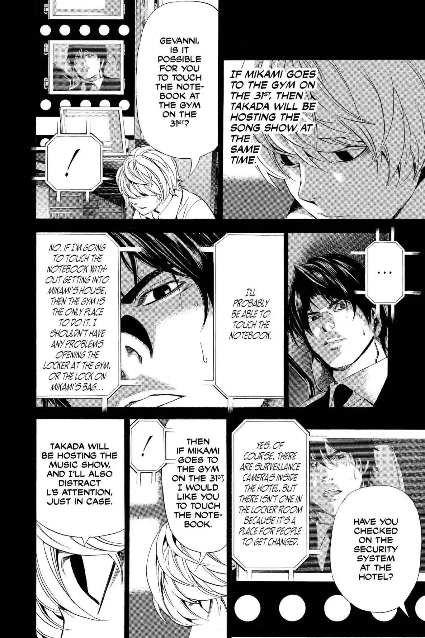 Death Note manga, chapter 96, page 4 of 20