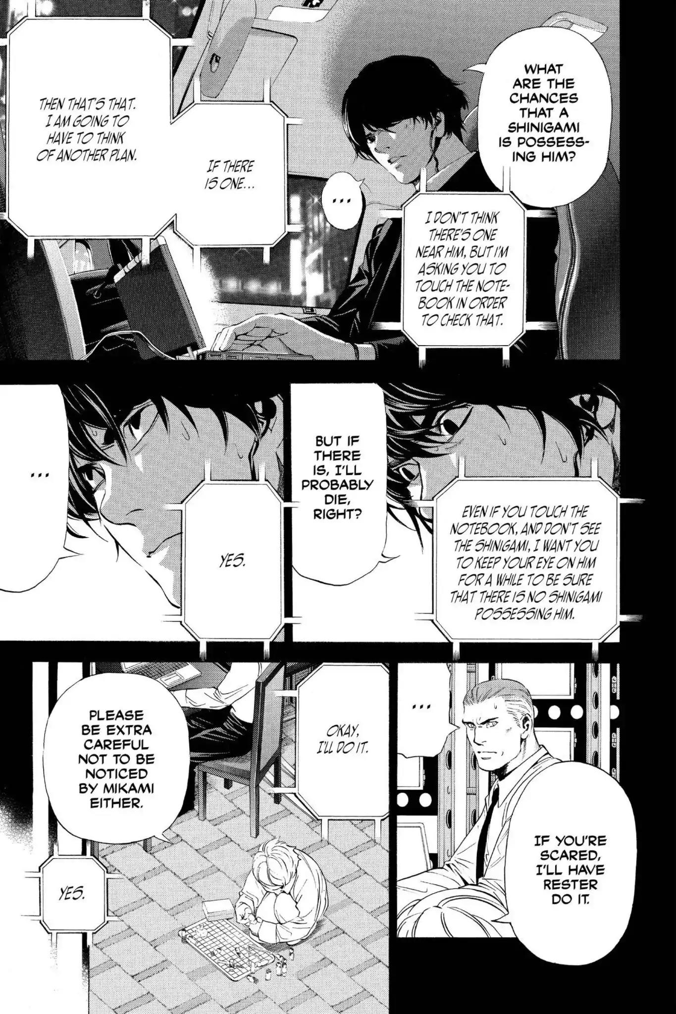Death Note manga, chapter 96, page 5 of 20