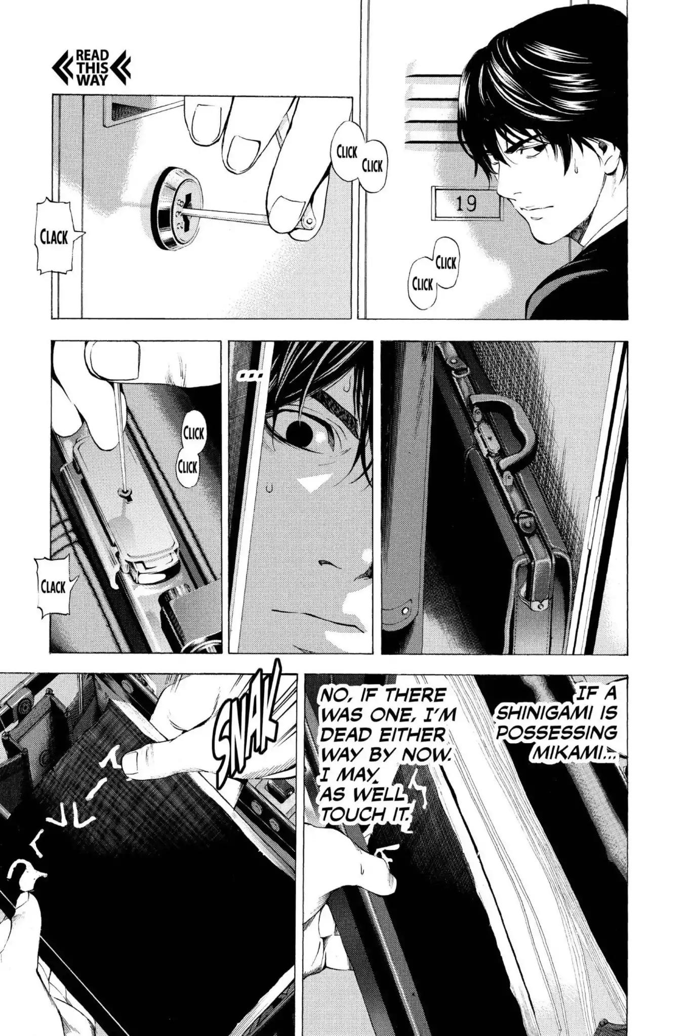 Death Note manga, chapter 96, page 7 of 20