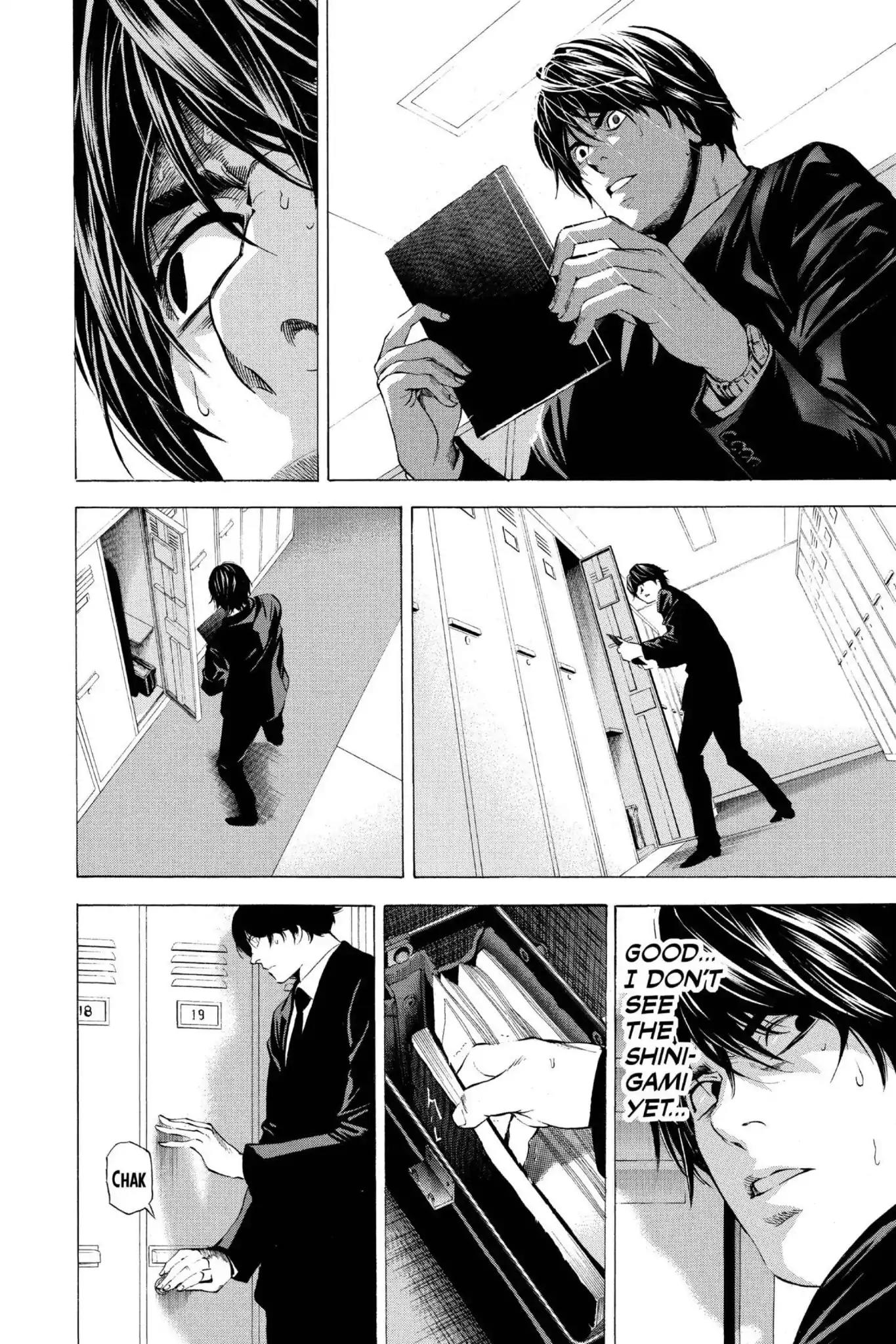Death Note manga, chapter 96, page 8 of 20
