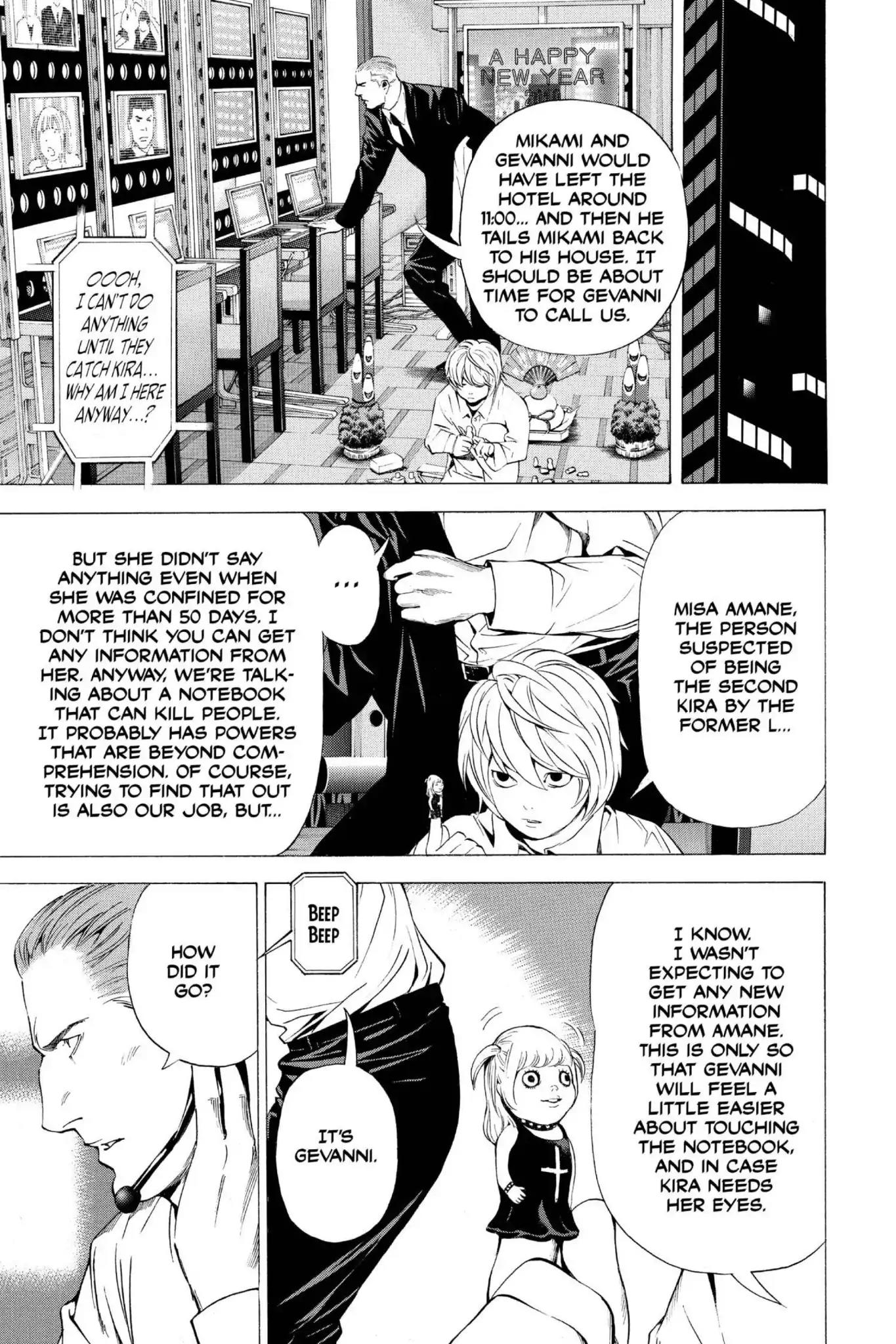 Death Note manga, chapter 96, page 9 of 20