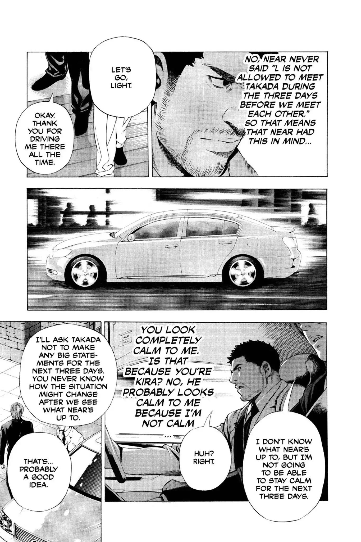 Death Note manga, chapter 98, page 15 of 24