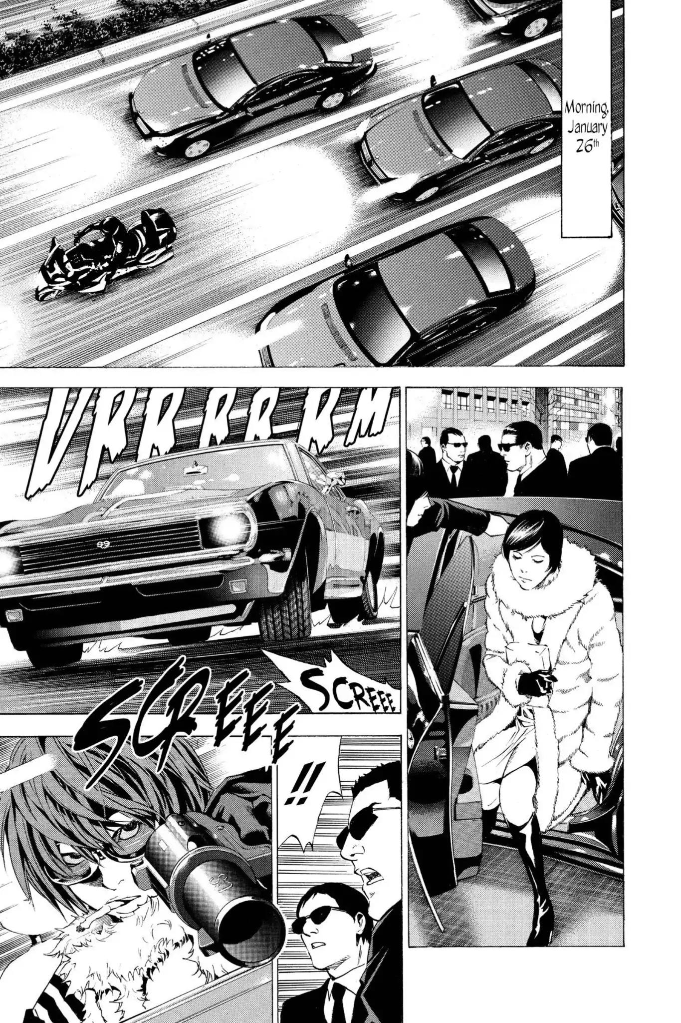 Death Note manga, chapter 98, page 17 of 24