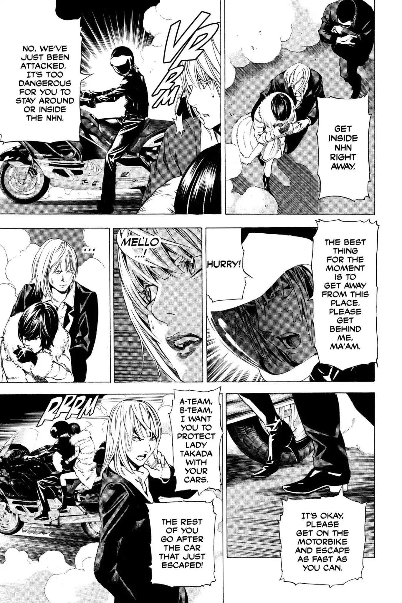 Death Note manga, chapter 98, page 19 of 24