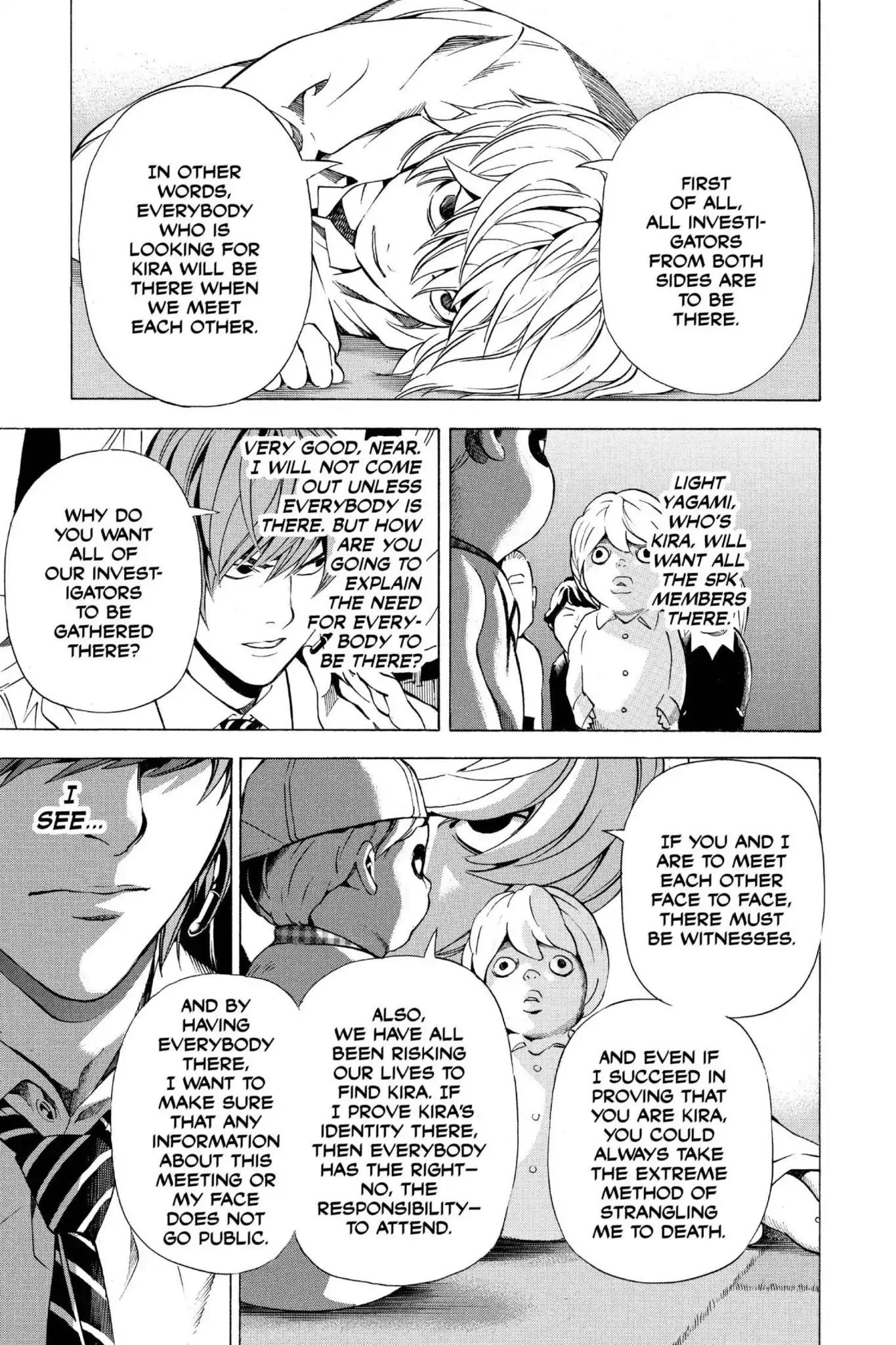 Death Note manga, chapter 98, page 3 of 24