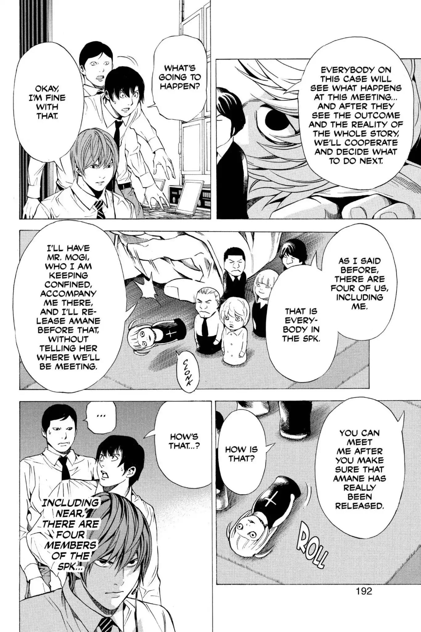 Death Note manga, chapter 98, page 4 of 24