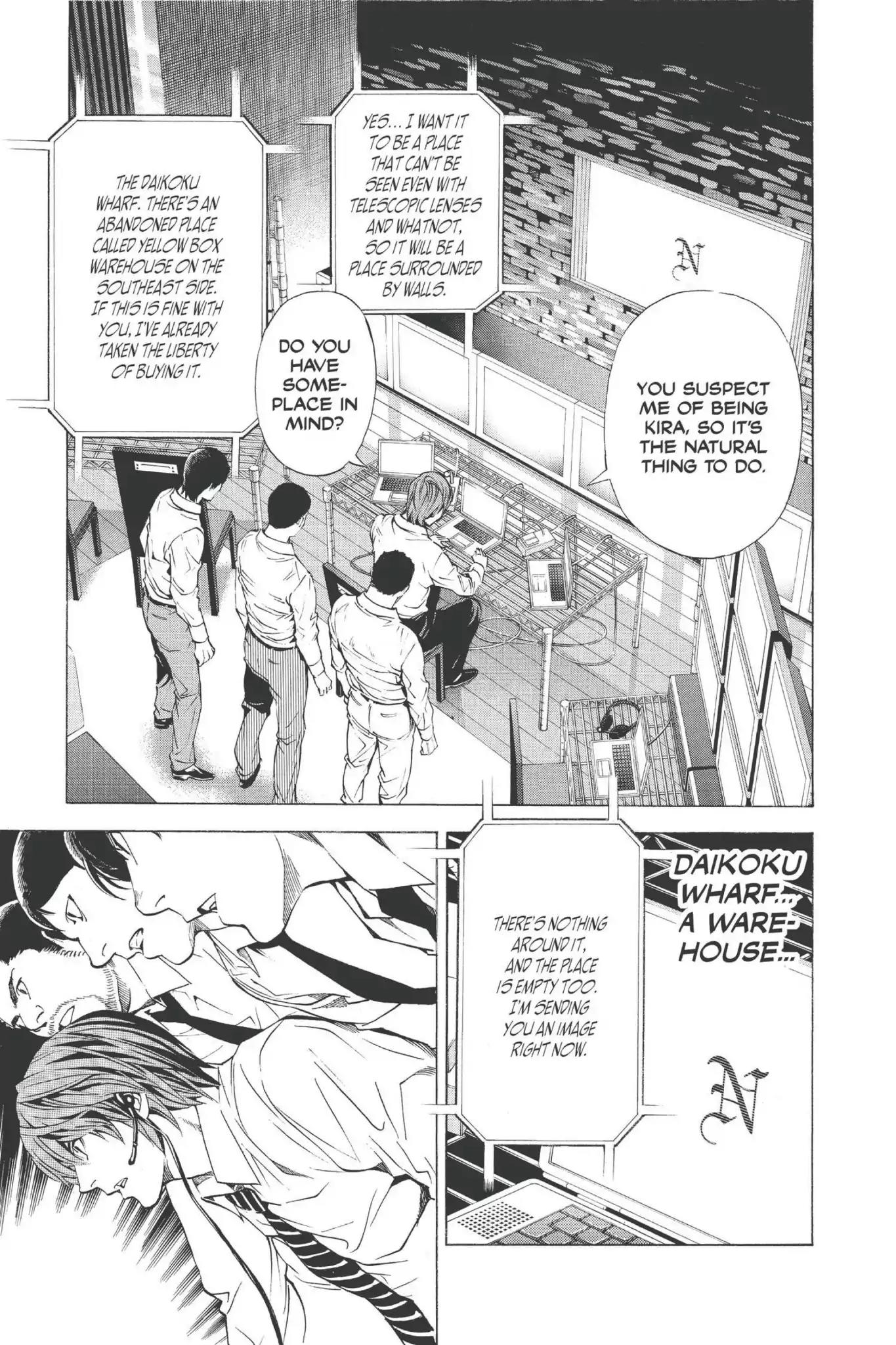 Death Note manga, chapter 98, page 7 of 24