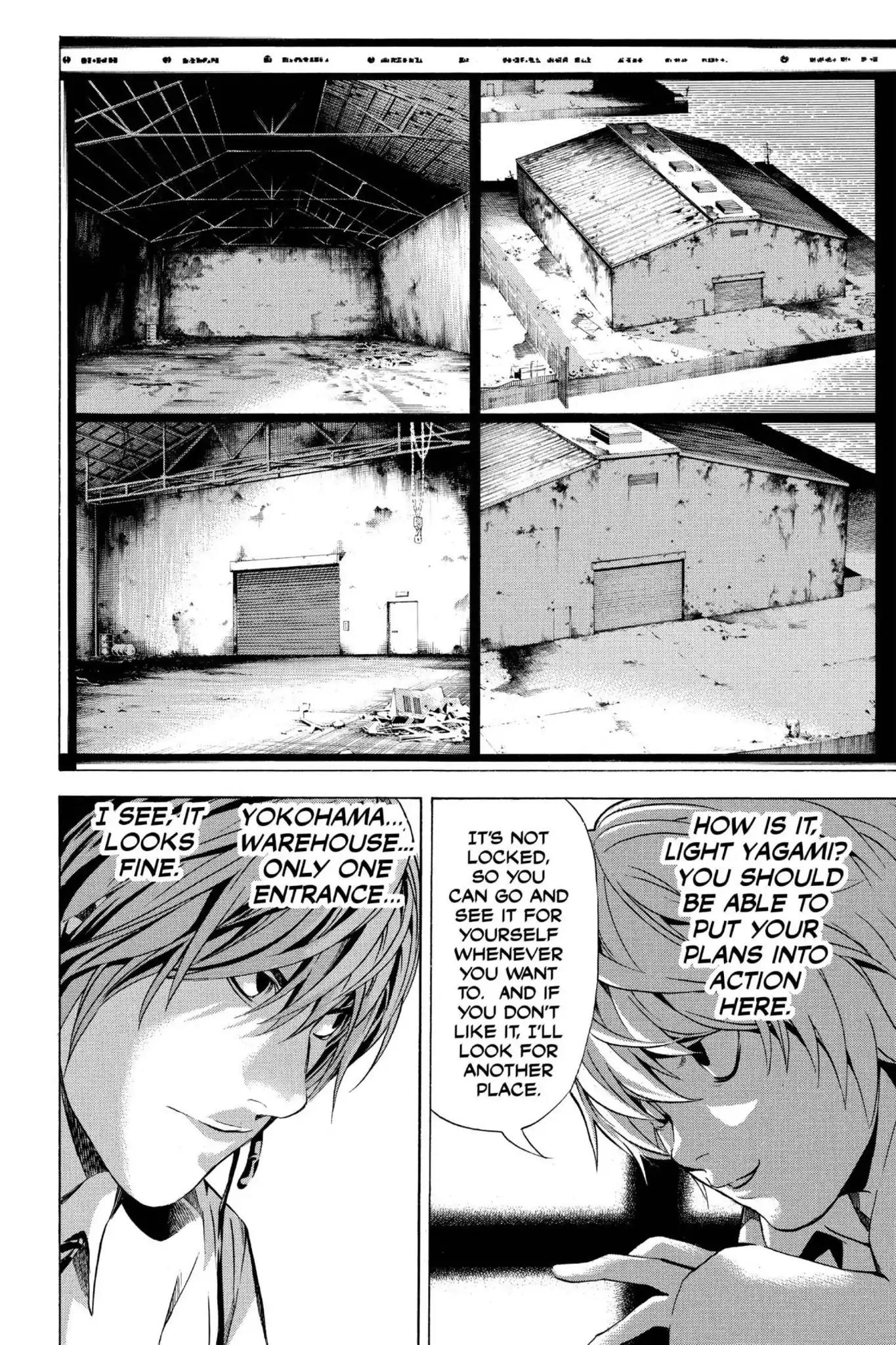 Death Note manga, chapter 98, page 8 of 24