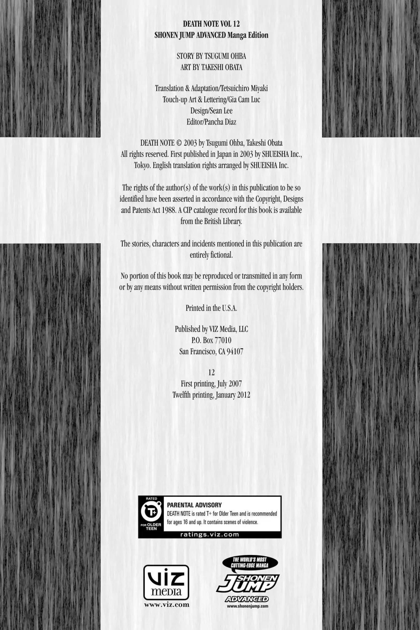 Death Note Chapter 99 page 3 - Chapter 99: The Two