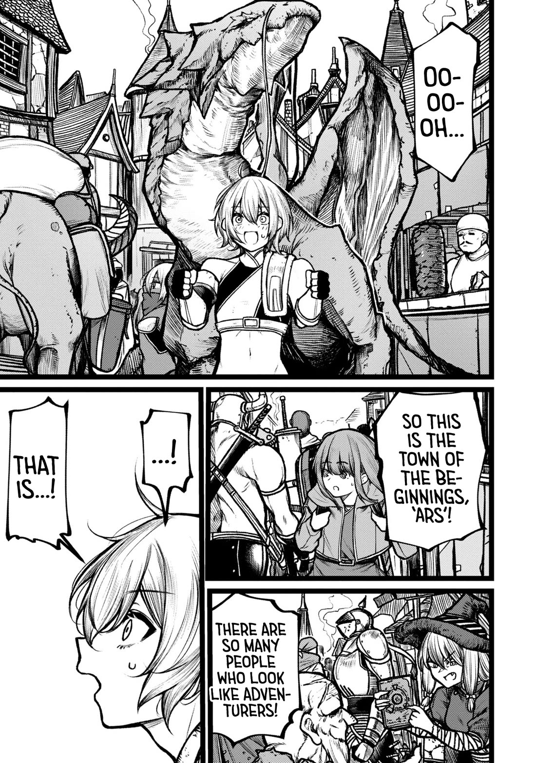 Death Preparation Hero Chapter 6 page 1 - Chapter 6: The Knight Order and the Dungeon