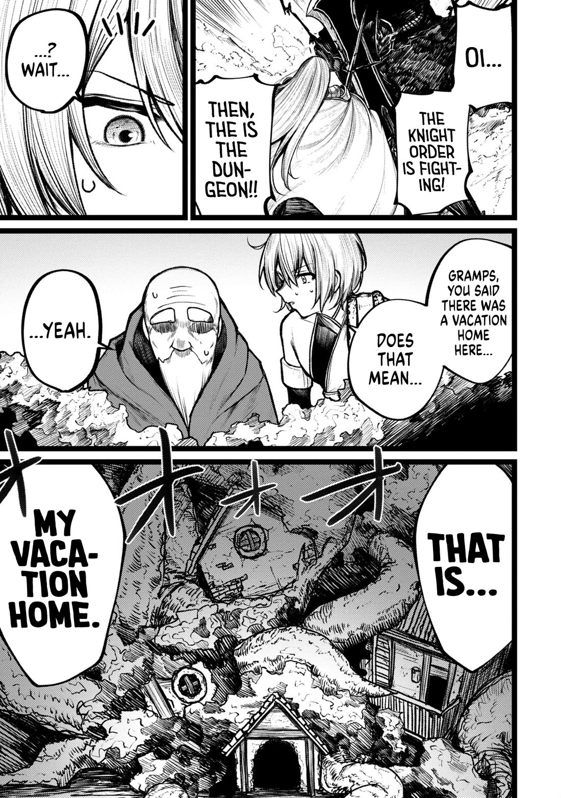 Death Preparation Hero Chapter 6 page 28 - Chapter 6: The Knight Order and the Dungeon