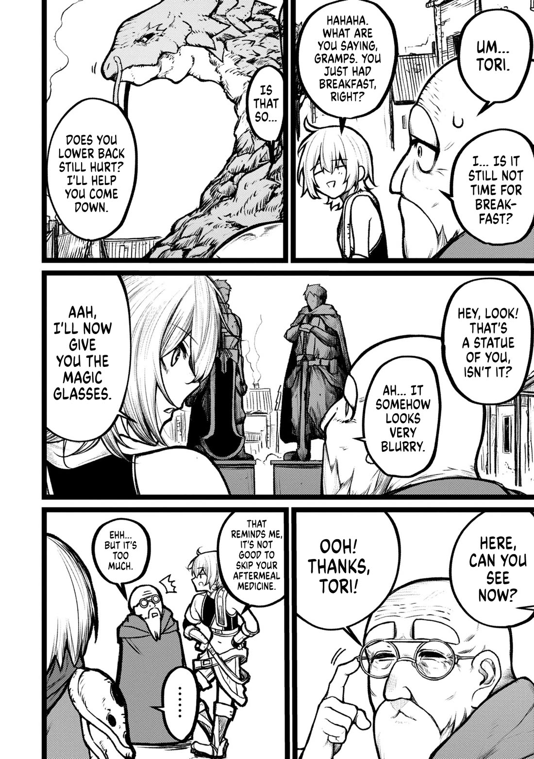 Death Preparation Hero Chapter 6 page 4 - Chapter 6: The Knight Order and the Dungeon