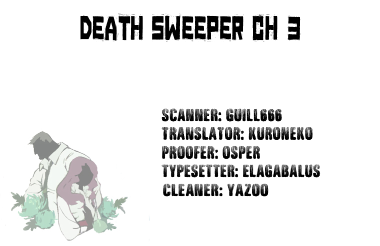 Death Sweeper Chapter 3 page 1 - Chapter 3: The Dissolved Body (Part 1)
