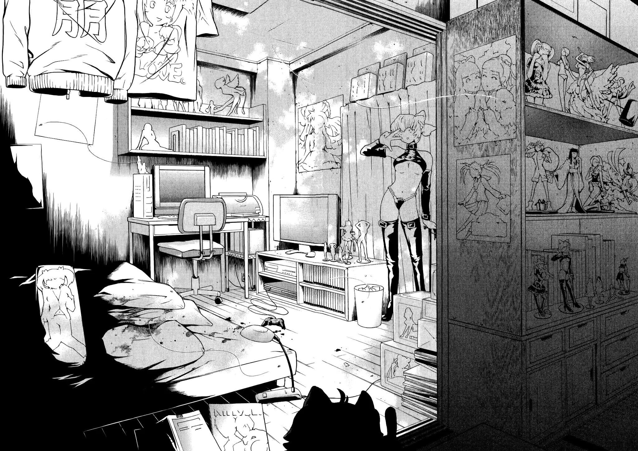 Death Sweeper Chapter 5 page 12 - Chapter 5: The Room of an Otaku (Part 1)