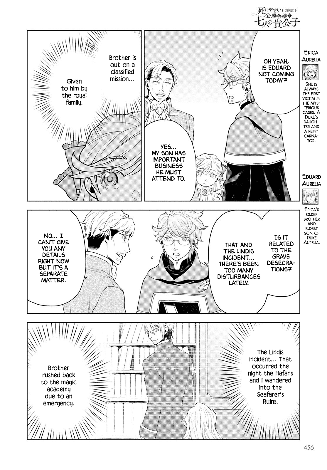 Deathbound Duke's Daughter and Seven Noblemen Chapter 19 page 4 - Chapter 19