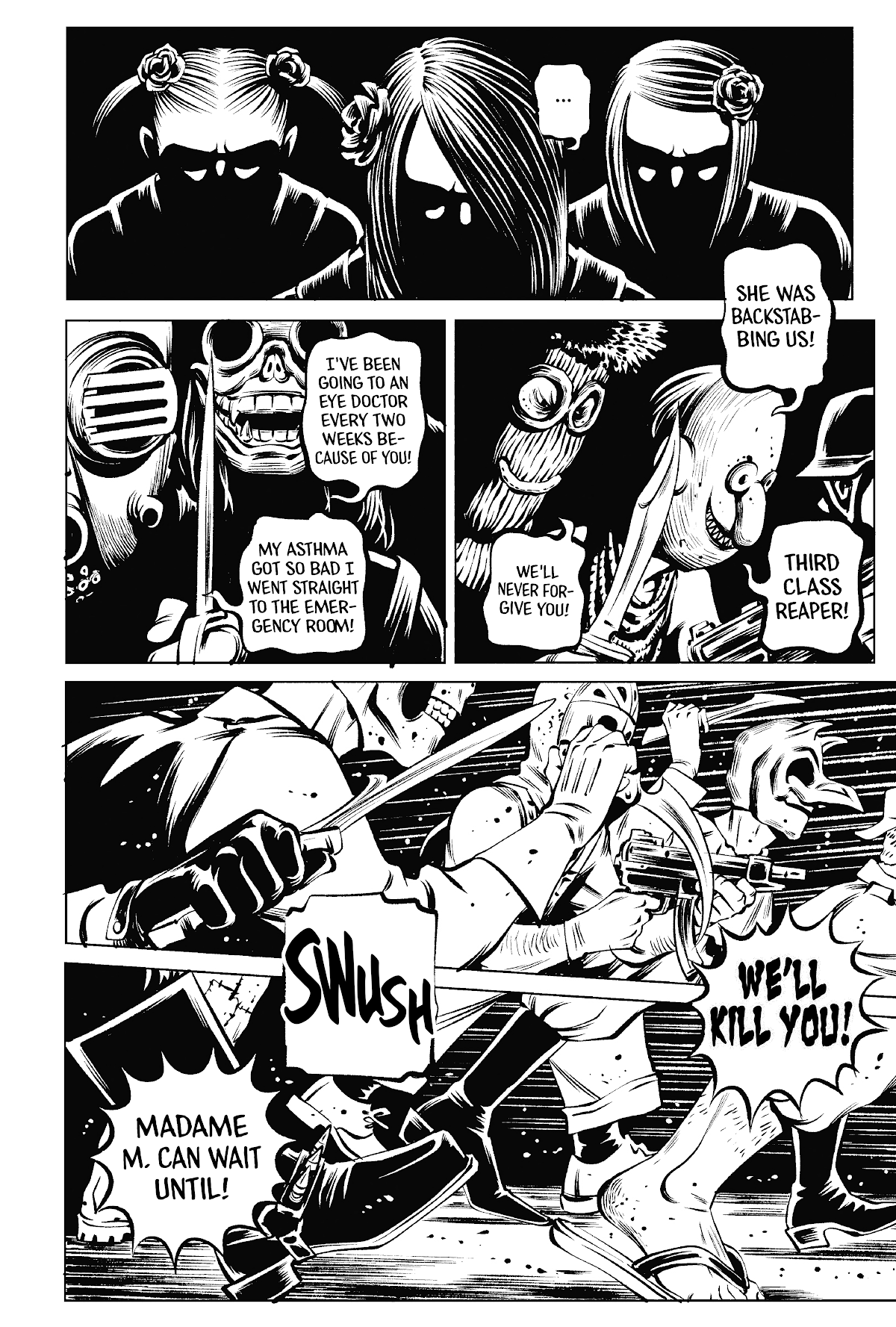 Deathco Chapter 39 page 4 - Chapter 39: Massacre At The Castle