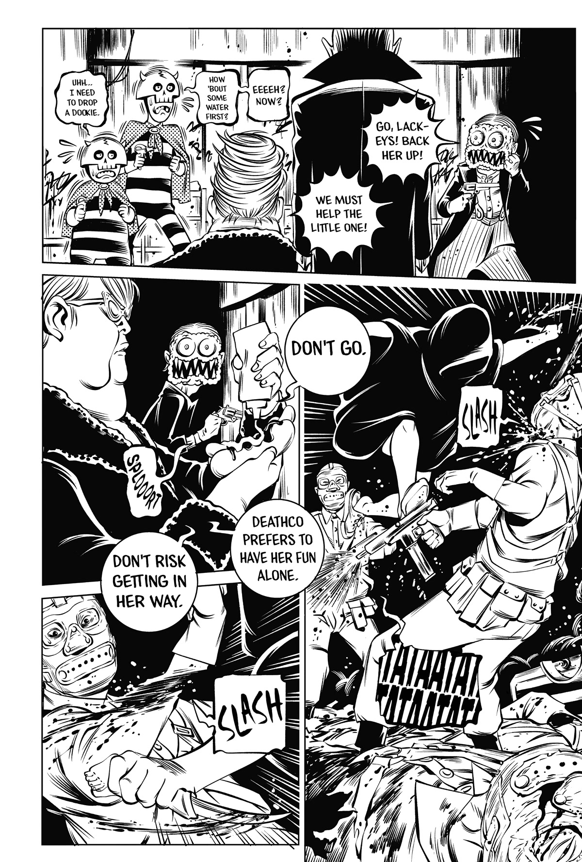 Deathco Chapter 40 page 22 - Chapter 40: The Monsters Are Out
