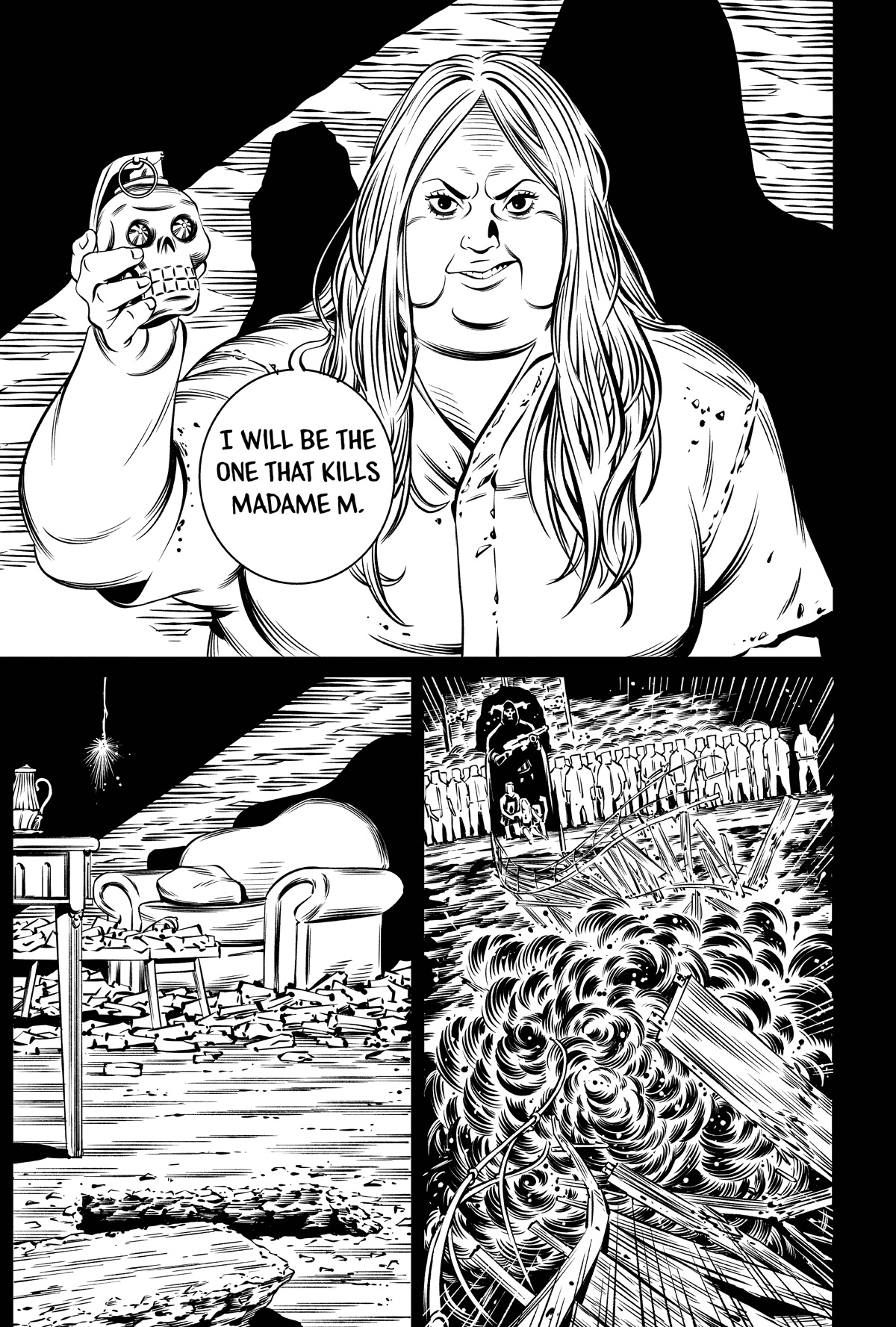 Deathco Chapter 45 page 13 - Chapter 45: Madame M. Is Dead