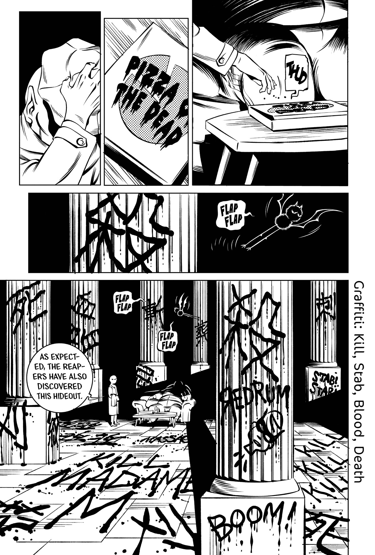 Deathco Chapter 45 page 3 - Chapter 45: Madame M. Is Dead