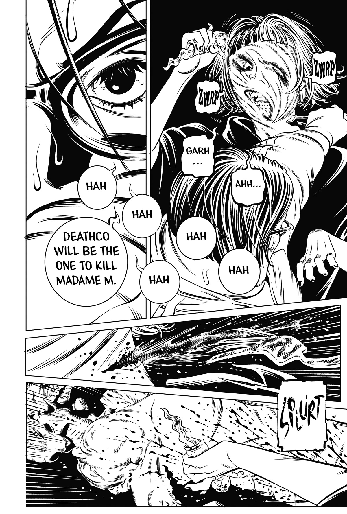 Deathco Chapter 45 page 34 - Chapter 45: Madame M. Is Dead