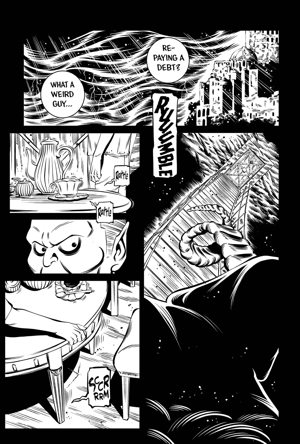 Deathco Chapter 45 page 5 - Chapter 45: Madame M. Is Dead