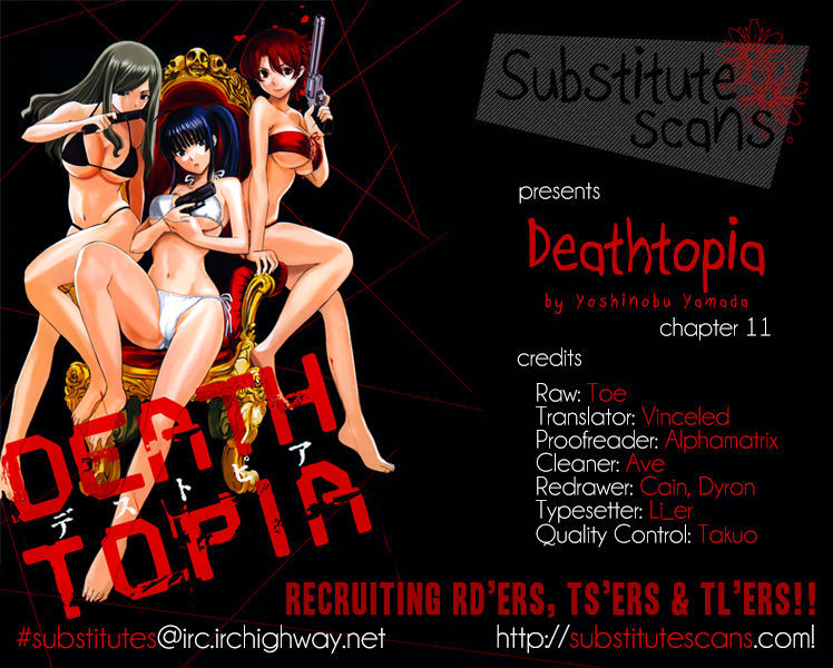 Deathtopia Chapter 11 page 1 - Chapter 11 : On the Night of the Decision