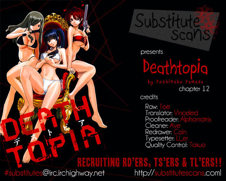 Deathtopia Chapter 12 page 1 - Chapter 12 : Let's Live Together