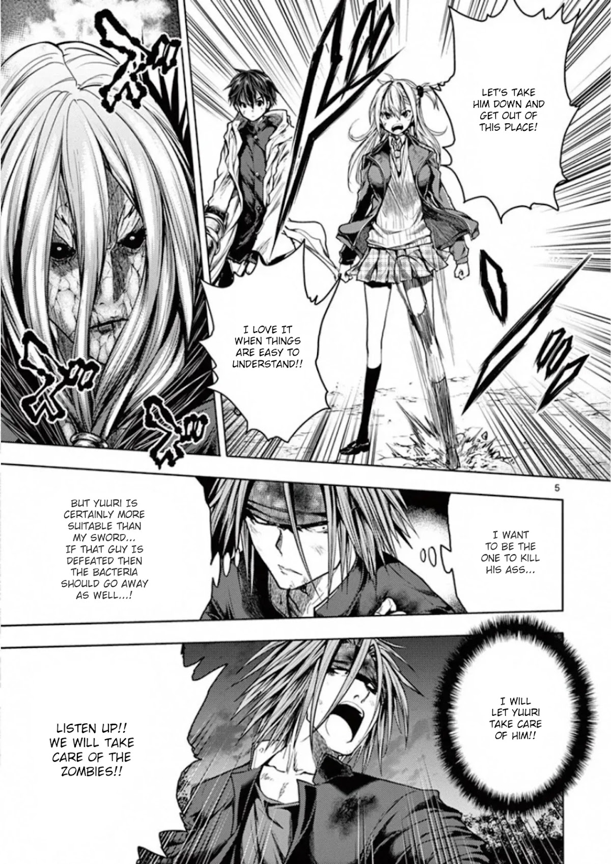 Deatte 5 Byou de Battle Chapter 129 page 5 - Chapter 129: The Wind Poem