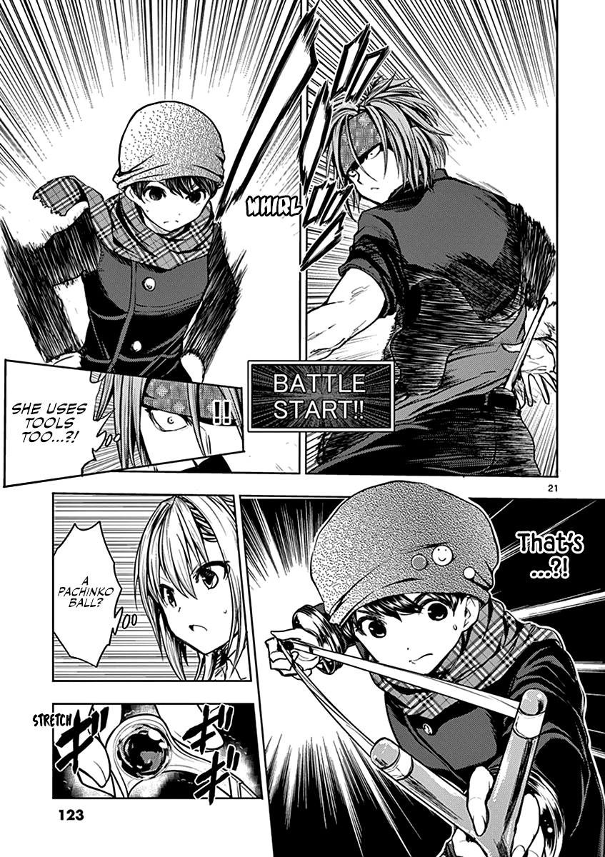 Deatte 5 Byou de Battle Chapter 13 page 21 - Chapter 13: Oh, How Scary!!