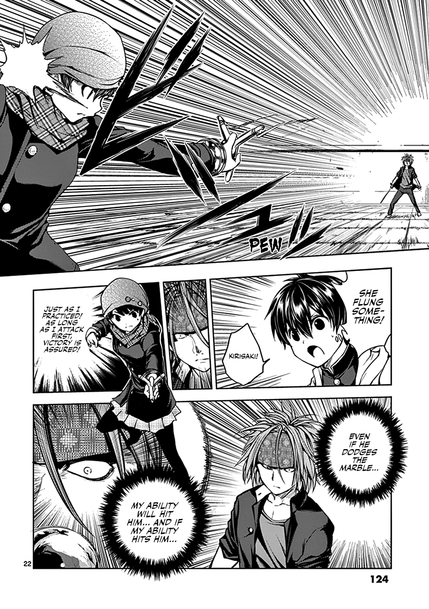 Deatte 5 Byou de Battle Chapter 13 page 22 - Chapter 13: Oh, How Scary!!
